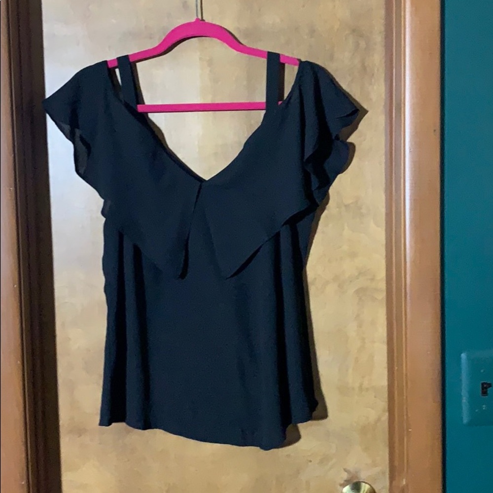 7th Avenue Black Dress Shirt